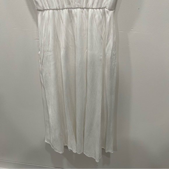 WAYF Nordstrom V-Neck Blouson Midi Dress in White Size Small Blogger Favorite - Picture 13 of 13
